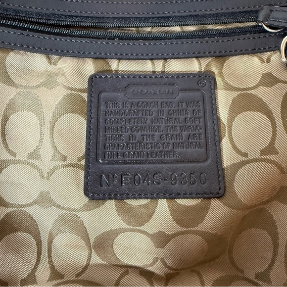 Vintage Coach Pebbled Leather 9350 Bag - Picture 4 of 10